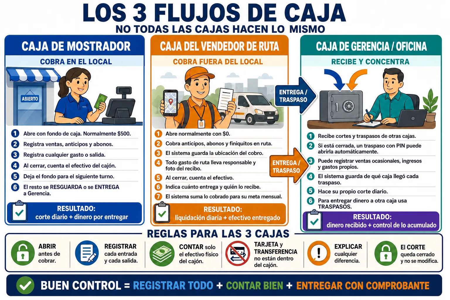 Comparacion de los tres flujos de caja de PrintDepot